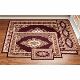 4-Piece Cathedral Rug Set, , large