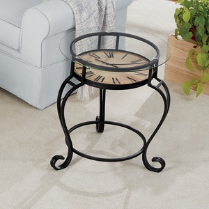 Clock End Table, , large