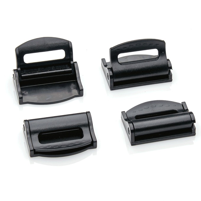 Set of 4 Seatbelt Adjuster Clips, , large