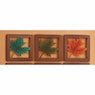 3-Piece Metal Leaves Wall Art, , large
