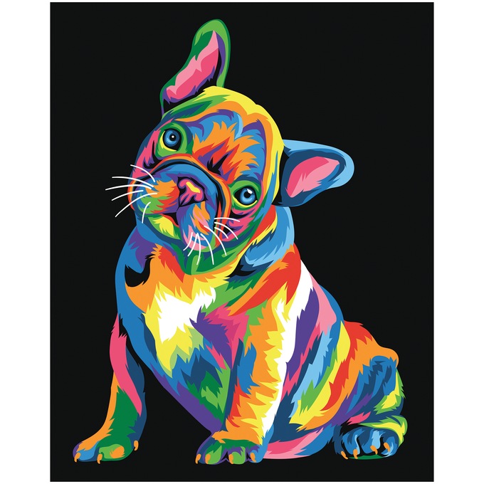 Adult Beginner Paint-by-Numbers Kit, , large