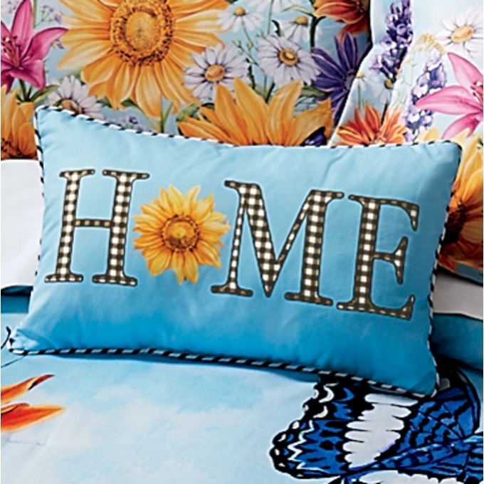 Butterfly Garden Accent Pillow, , large