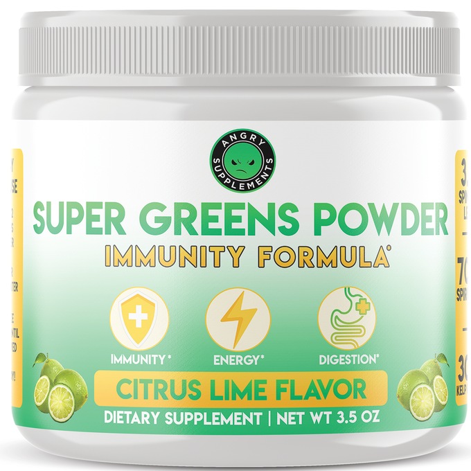 Super Greens Powder Immunity Formula, , large