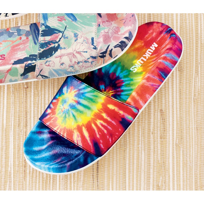 MUK LUKS Pool Party Printed Slide, , large