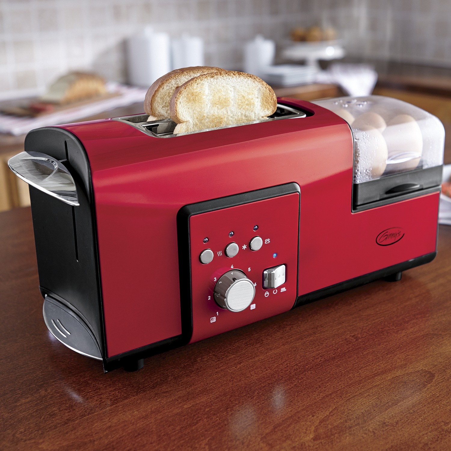 Toaster with Egg Cooker by Ginny
