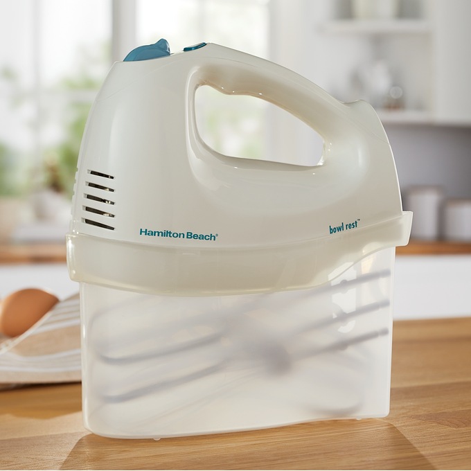 Hamilton Beach Hand Mixer with Snap-On Case, , large