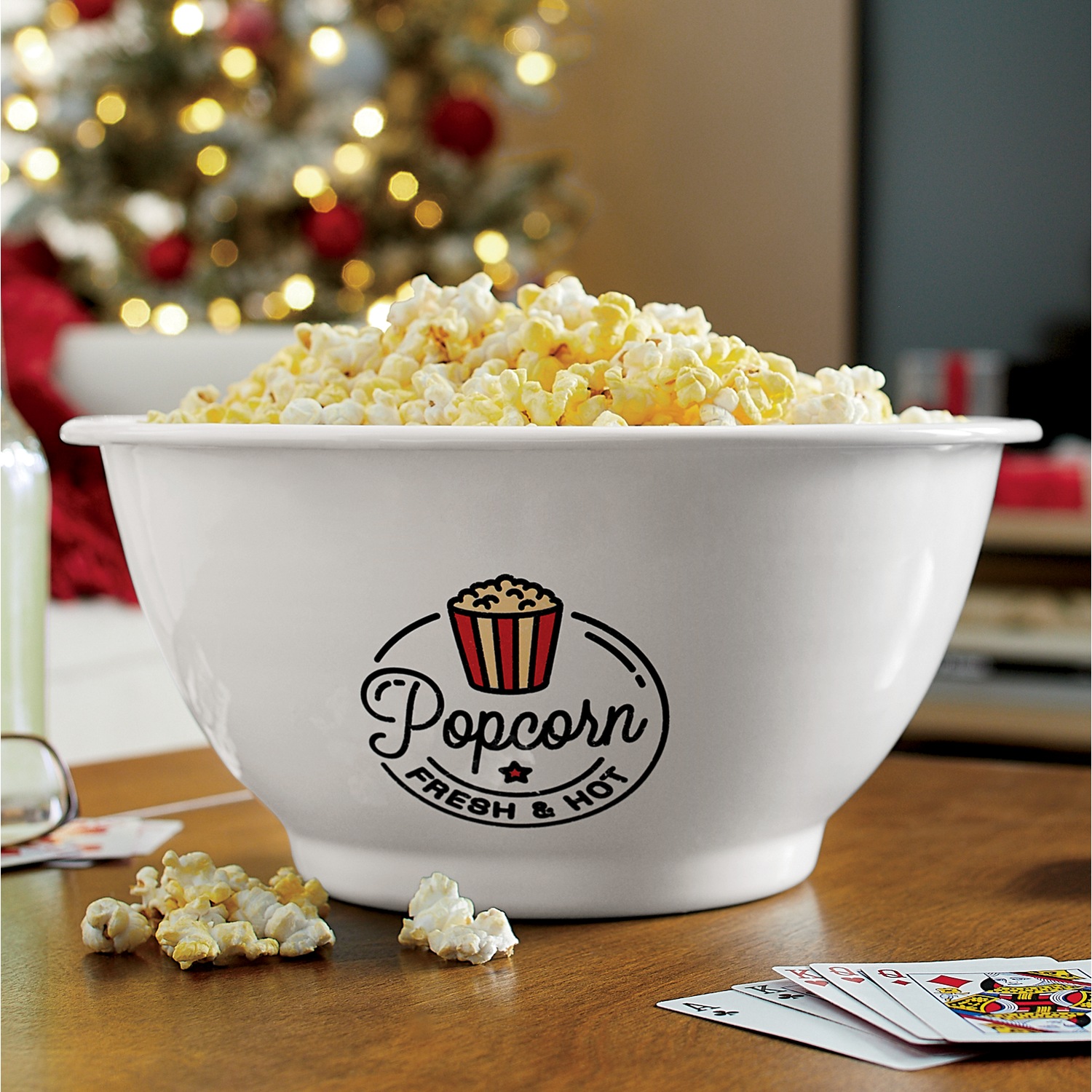 Personalized popcorn deals bowls