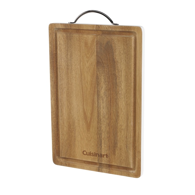 Cuisinart Acacia Reversible Cutting Board with Color Edge, , large