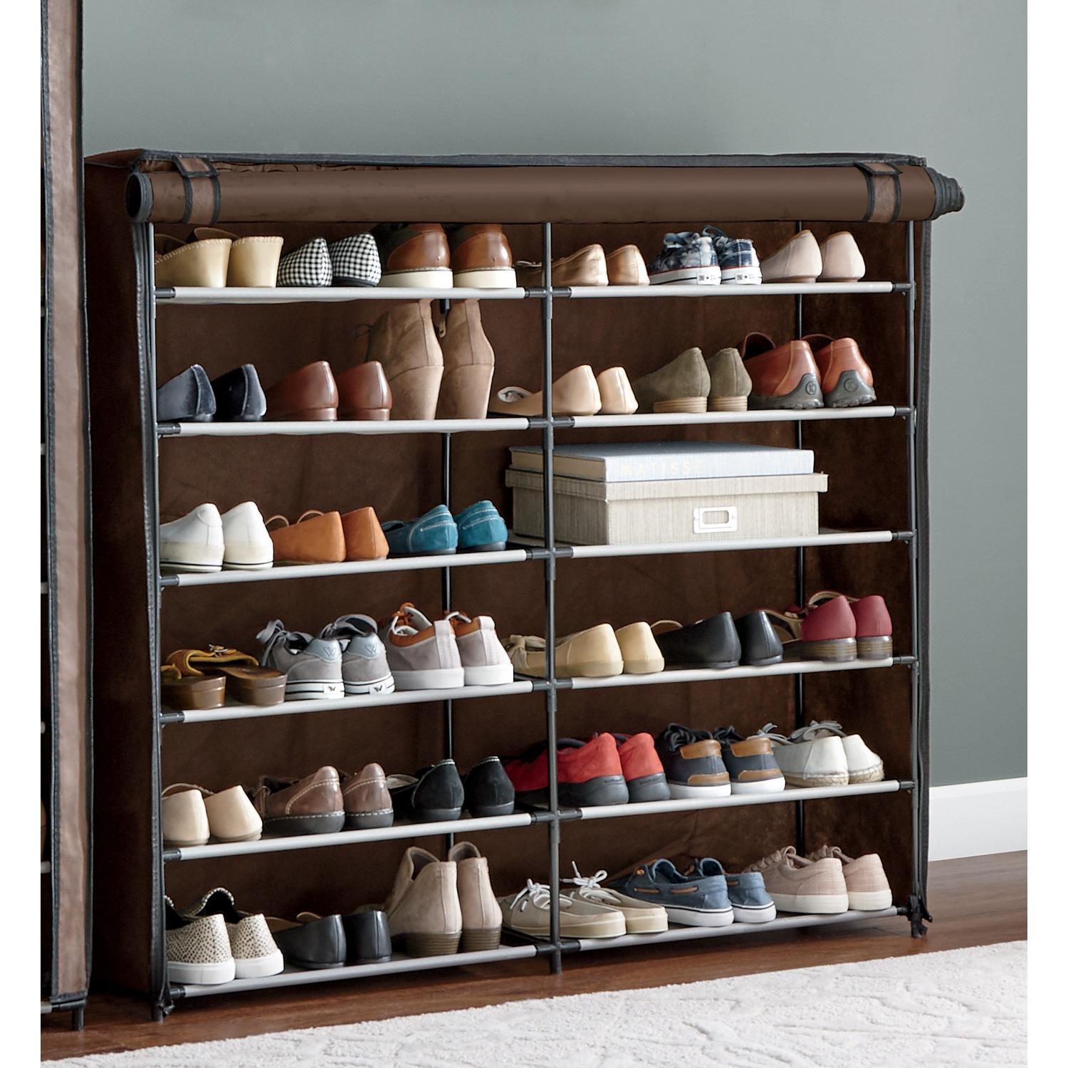 6-Layer Double Shoe Rack