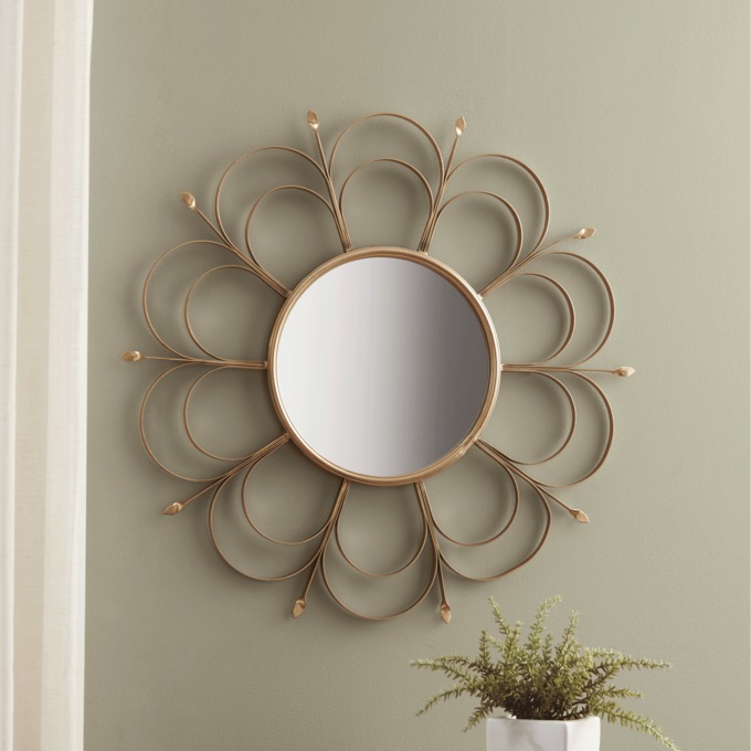 Melbourne Flower Mirror, , large