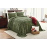 Plaid Chenille Bedspread, , large