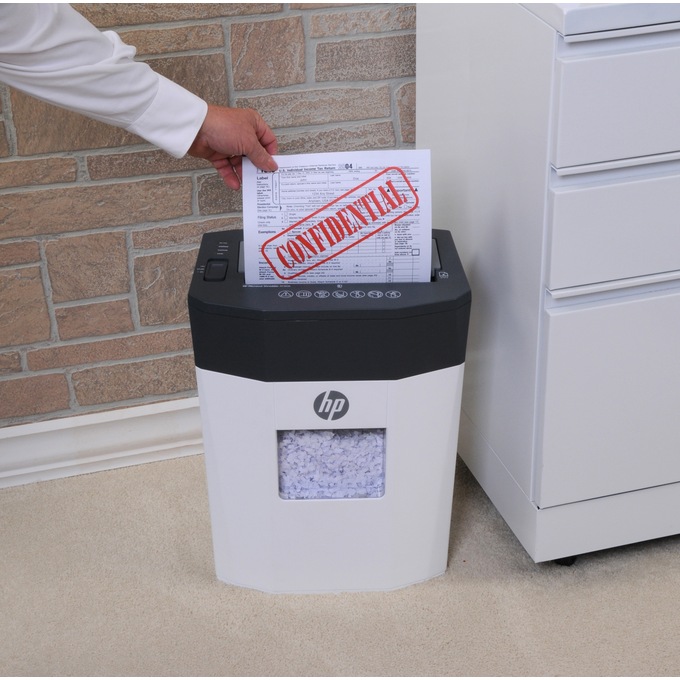 HP 80-Sheet Microcut Shredder, , large