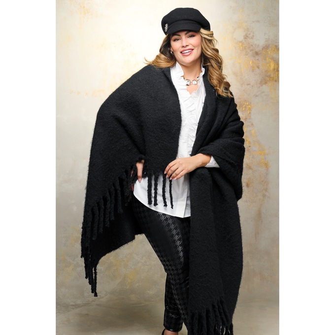 Personalized Solid Oversized Scarf, , large