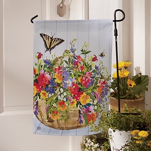 Flower Basket Flag, , large