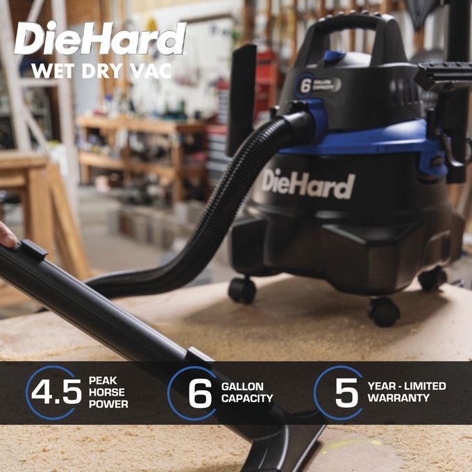 DieHard 6-Gallon Wet/Dry Vac, , large