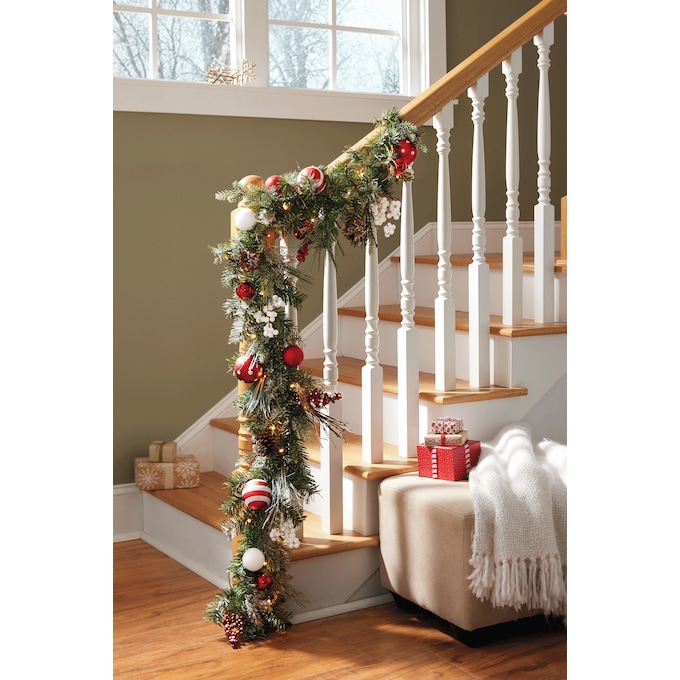 Snowberry Sparkle Garland, Multi, large