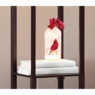 Lit Frosted Cardinal Bottle, , large