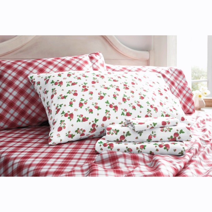 Berry Bliss 2-Pack Microfiber Sheet Set, , large