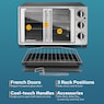 Elite Gourmet Double French Door Toaster Oven, , large