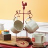 Coffee Cup Rack with Coasters, , large
