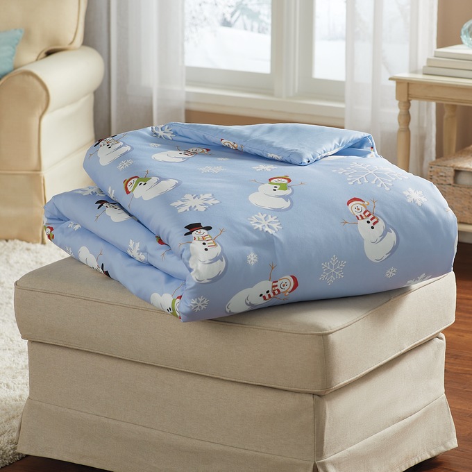 Holiday Down-Alternative Comforter, , large