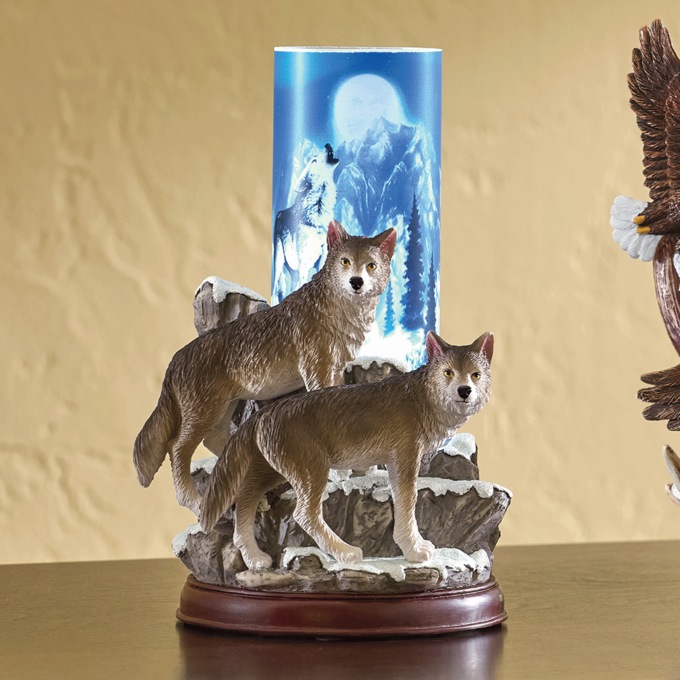 Lit Wildlife Tabletop Décor, , large