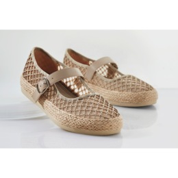 Esprit Naya Mesh Mary Jane with Crosshatch Stitching, , large