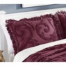 Naomi Chenille Sham, Burgundy, large