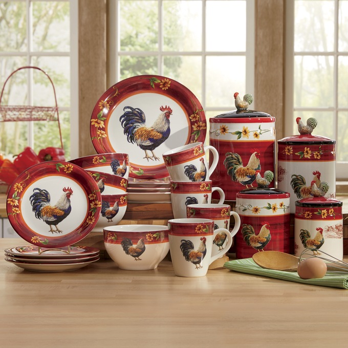 Sunflower Rooster Collection Ginny S