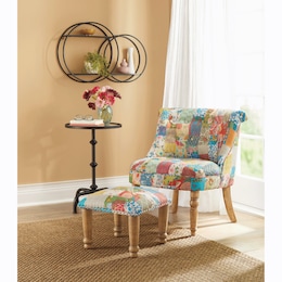 Tufted Patchwork Chair, , large