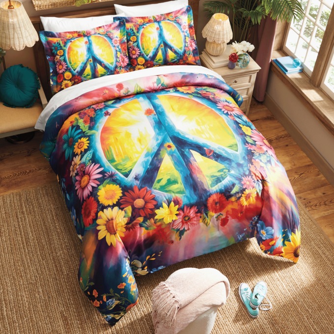 Peace Comforter Set, , large