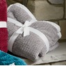 Cozy Textured Fleece Sherpa Reversible Throw, , large