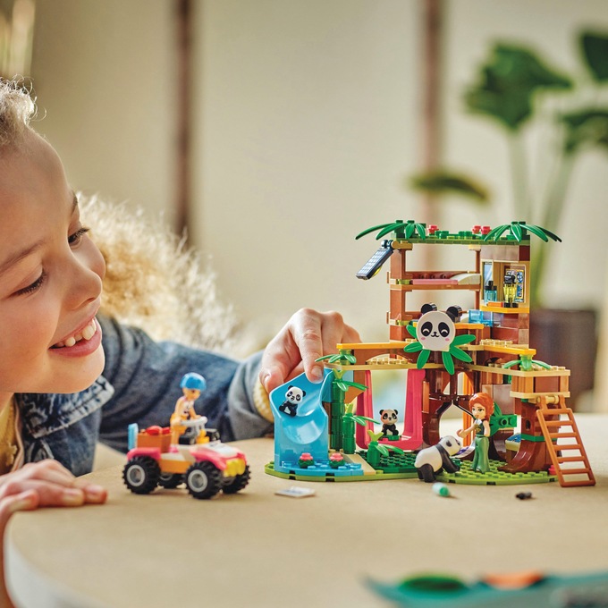 LEGO Friends Panda Sanctuary Animal Care, , large