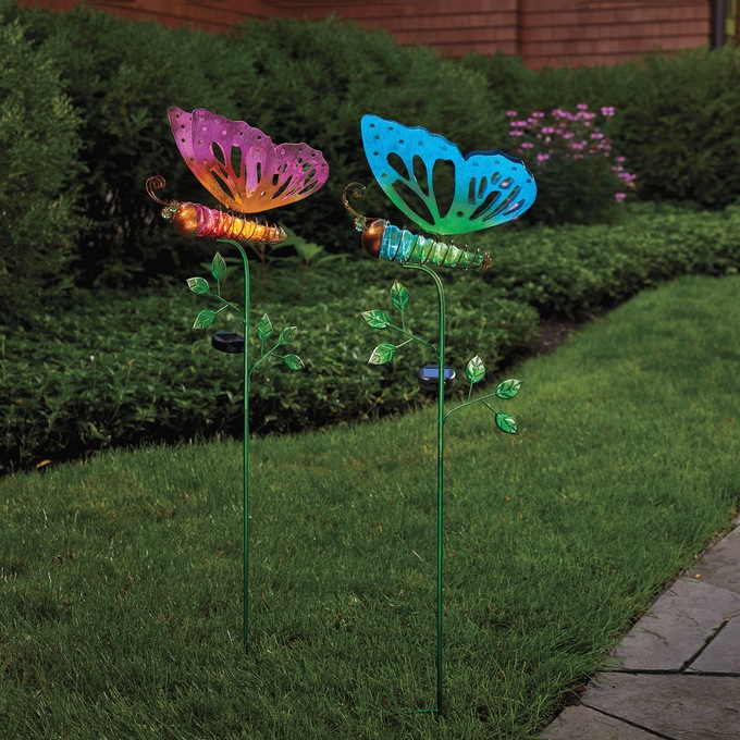 Solar Butterfly Stake, , large
