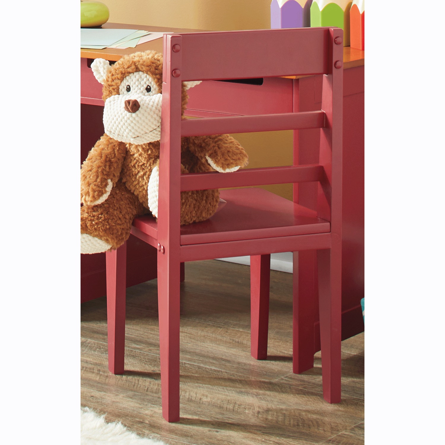 Red kids desk chair cheap