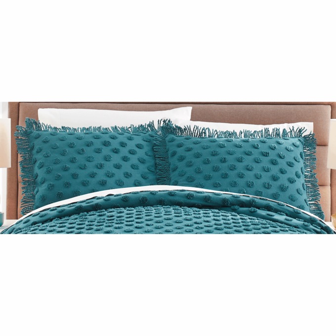 Color Connection Autumn Chenille Dot Sham, , large