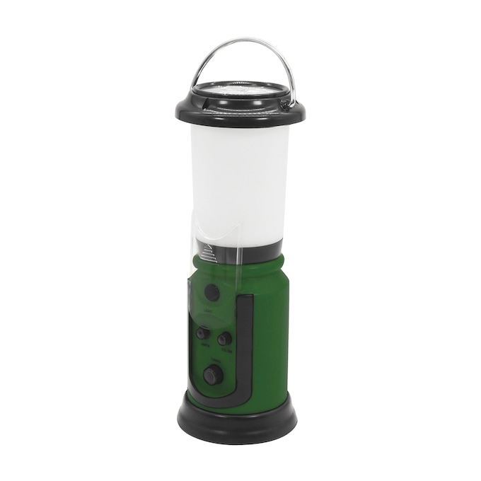 Lantern Flashlight Radio, Green, large