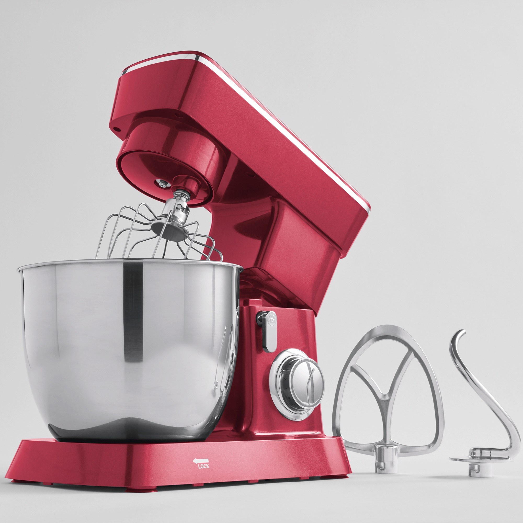 5.5-Quart 10-Speed Stand Mixer, Ruby, large