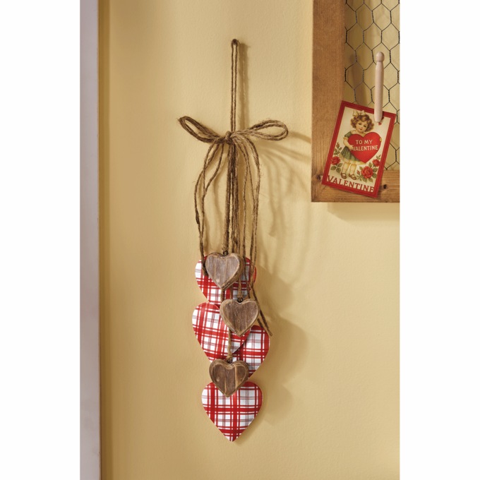 Hanging Hearts Wall Art, , large