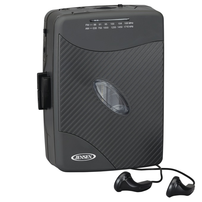 Jensen Audio Stereo Cassette Player with AM/FM Radio, , large