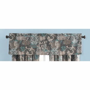 Jacquard Patchwork Scroll Valance, , large