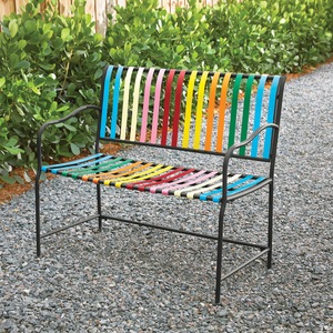 Rainbow Patio Bench, , large