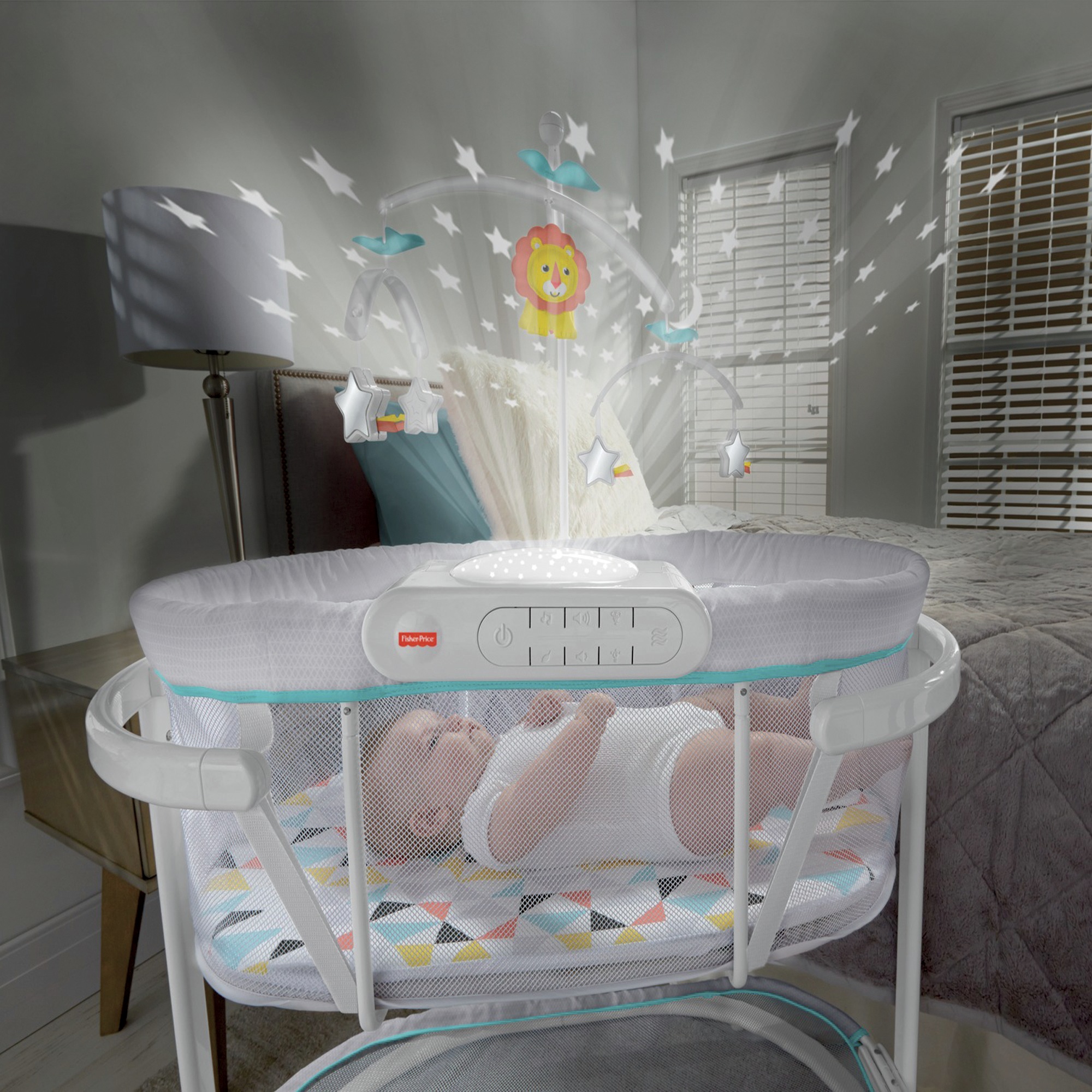 fisher price smooth motion bassinet