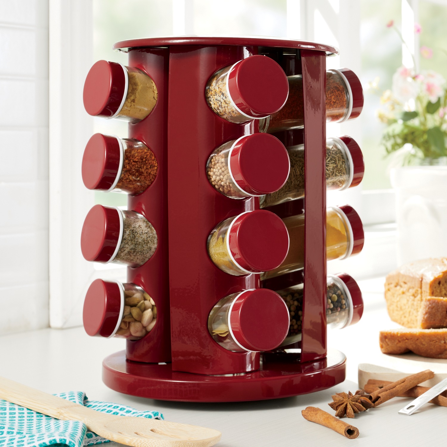 Spinning spice organizer 2025