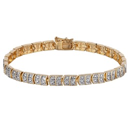 Diamond Accent Tennis Bracelet, , large
