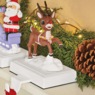 Set of 2 Santa And Rudolph Stocking Hanger, , large