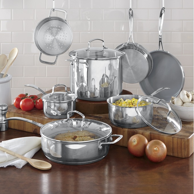 Ginny S 11 Piece Stainless Steel Cookware Set Ginny S