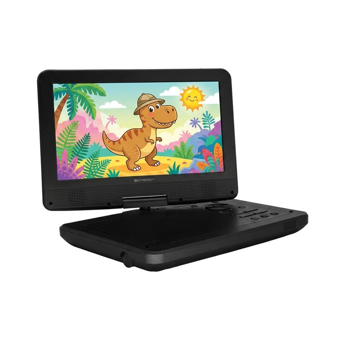 Emerson 10.1" Swivel Screen DVD Player, Black, large