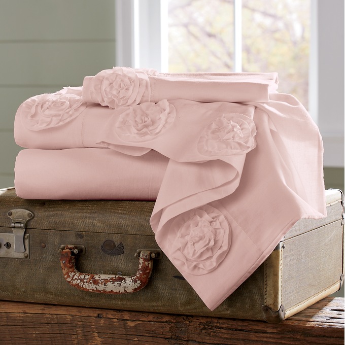 Floret Cotton Blend Sheet Set, , large
