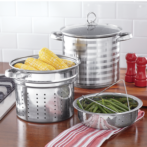 Stainless Steel Multicooker Set by Ginny's, , large